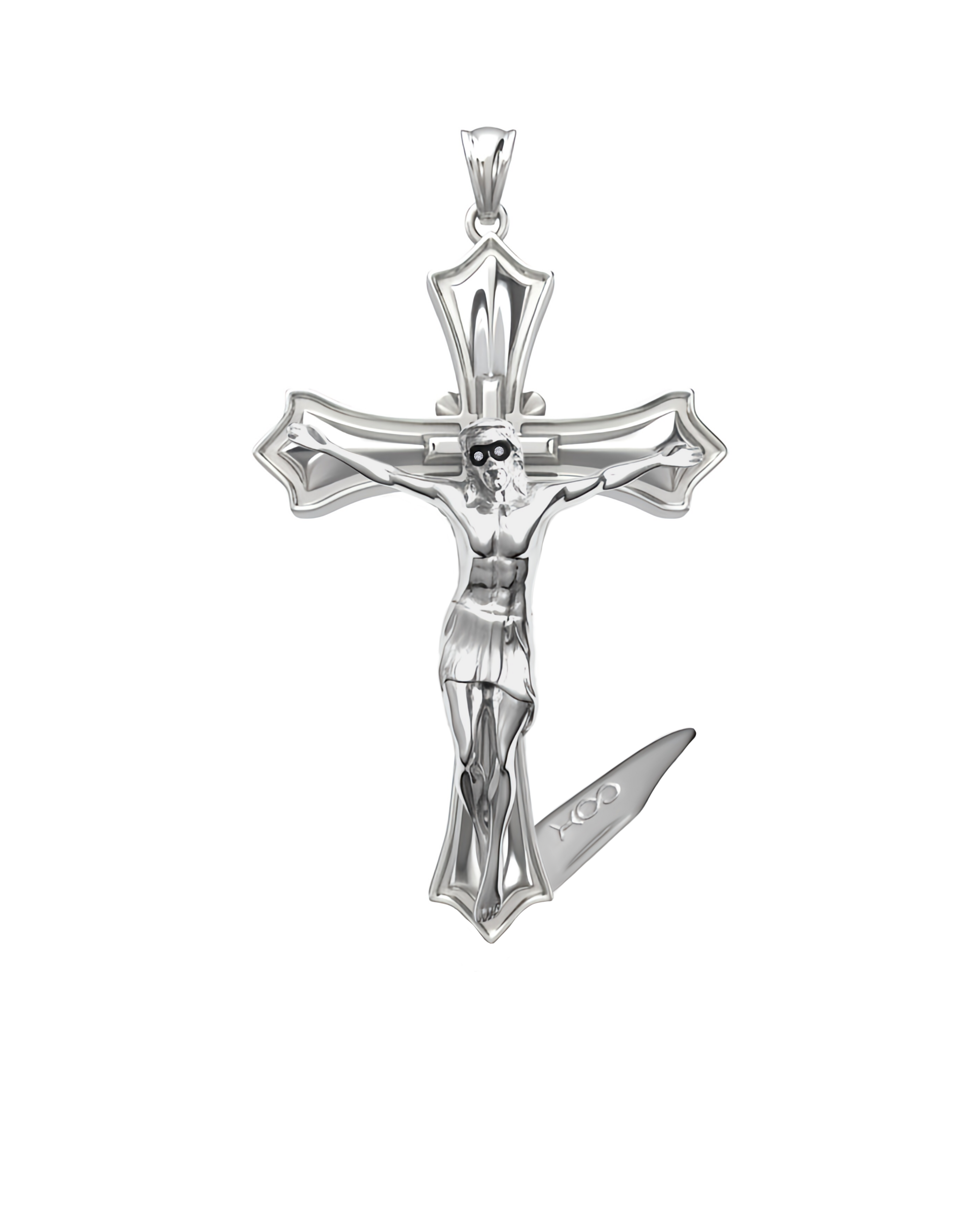 Jesus Cross Knife Pendant